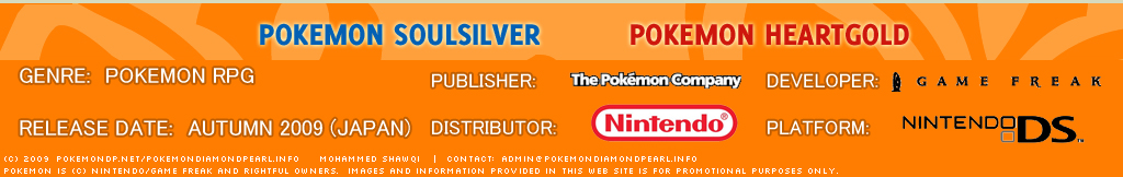 Pokemon HeartGold & Pokemon SoulSilver Nintendo DS 2009 remake games